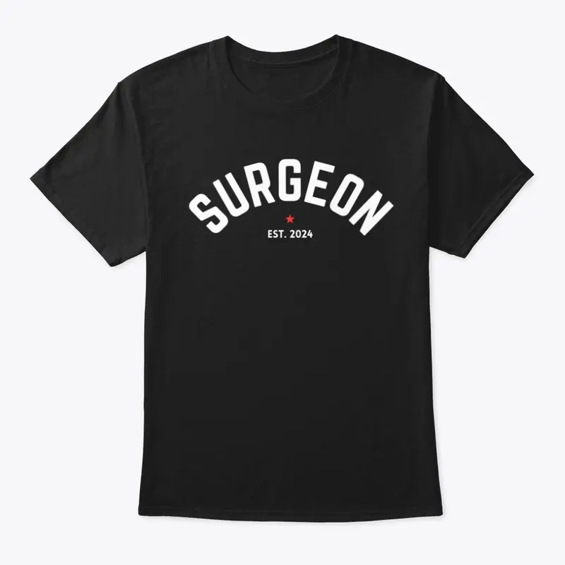 SURGEON Classic Black T-Shirt